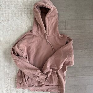 TNA Cozy Fleece Hoodie in Soft Pink